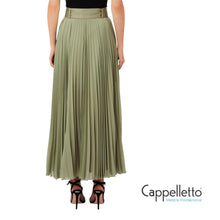 Carica l'immagine nel visualizzatore di Gallery, Gonna Lunga Plissé Green Peppermint CA6359
