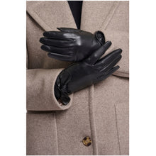 Carica l'immagine nel visualizzatore di Gallery, SEMIRA Guanti in Pelle con Fiocco Nero

