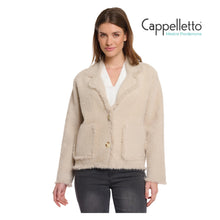 Carica l&#39;immagine nel visualizzatore di Gallery, SENA Cardigan Monopetto Sfrangiato Pietra
