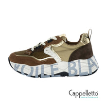 Carica l'immagine nel visualizzatore di Gallery, CLUB105 Sneaker Donna Suede/Nylon Cocoa-Dark Brown
