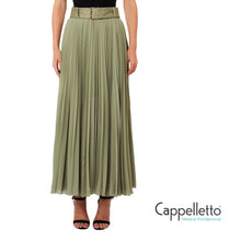 Carica l'immagine nel visualizzatore di Gallery, Gonna Lunga Plissé Green Peppermint CA6359
