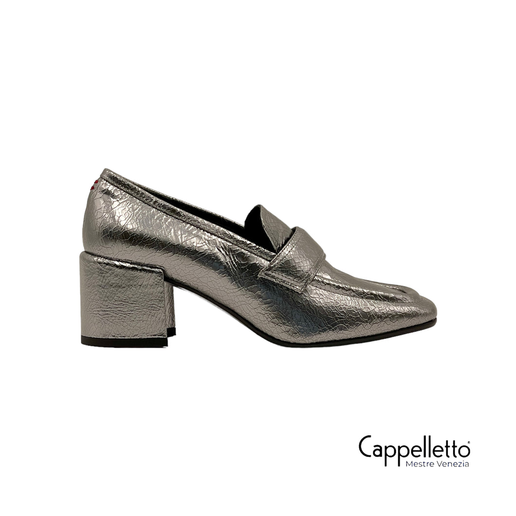 CECIL 21 Mocassino Cracklè Gunmetal