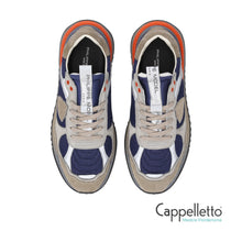 Carica l&#39;immagine nel visualizzatore di Gallery, OLYMPIQUE Uomo Nubuck Pop Blu/Grigio NR02

