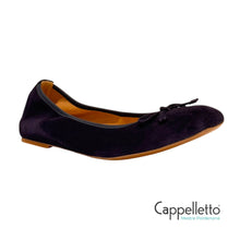 Carica l'immagine nel visualizzatore di Gallery, CACERIN Ballerina in Camoscio Ocean
