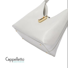 Carica l'immagine nel visualizzatore di Gallery, GOCCIA M Hobo Sidney Marshmallow/Light Gold
