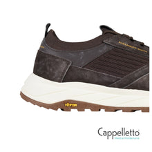 Carica l'immagine nel visualizzatore di Gallery, DUBLIN Sneaker Uomo in Suede e Tessuto Marrone
