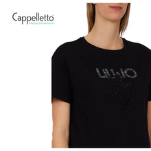 Carica l'immagine nel visualizzatore di Gallery, T-Shirt con Applicazioni Gioiello Naro WA6238
