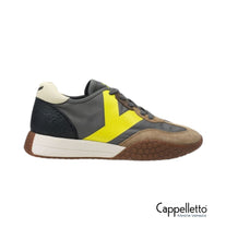 Carica l&#39;immagine nel visualizzatore di Gallery, Sneaker Uomo 9718 White/Dk.Grey
