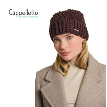 Carica l&#39;immagine nel visualizzatore di Gallery, KEVINA Berretto in Maglia Cioccolato
