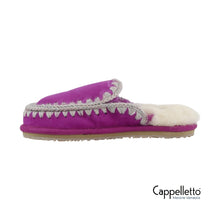 Carica l&#39;immagine nel visualizzatore di Gallery, Slipper Full Eskimo Stitch Ciclamino
