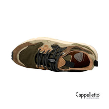 Carica l&#39;immagine nel visualizzatore di Gallery, YAMANO 3 Uni Leather/Camo/Nylon Black Military
