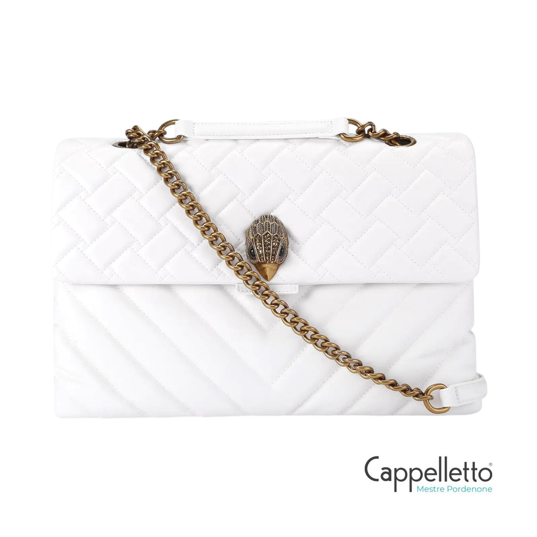 KENSINGTON Borsa XXL Pelle Bianca