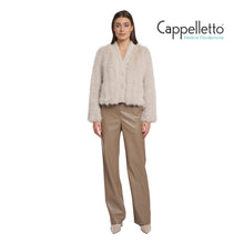 Carica l&#39;immagine nel visualizzatore di Gallery, CHAIMAE Cardigan Corto in EcoPelliccia Betulla
