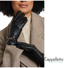 Carica l&#39;immagine nel visualizzatore di Gallery, HAVILA Guanti in EcoPelle Nero

