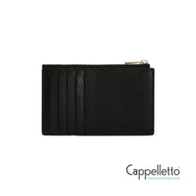 Carica l'immagine nel visualizzatore di Gallery, CAMELIA M Zipped Card Case Nero
