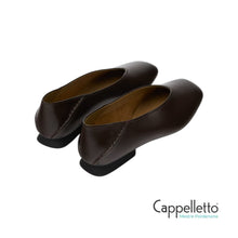 Carica l'immagine nel visualizzatore di Gallery, CASIMYRA Ballerine da Donna in Pelle Ebano
