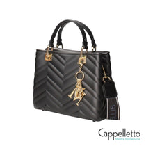Carica l'immagine nel visualizzatore di Gallery, KRISSY WAVE M Borsa a Mano Black/Gold
