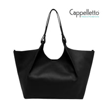Carica l&#39;immagine nel visualizzatore di Gallery, DUA Big Borsa in Pelle Nero/Castoro
