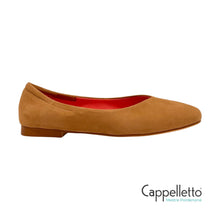Carica l'immagine nel visualizzatore di Gallery, ROME Ballerina Sacchetto Flex Suede Fudge
