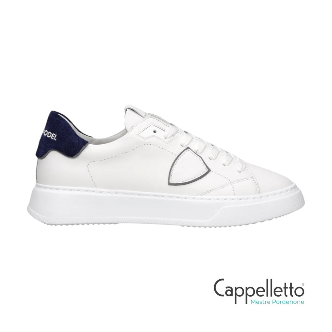 TEMPLE Uomo Daim Bianco/Blu VD23
