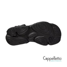 Carica l&#39;immagine nel visualizzatore di Gallery, KARST Sandalo Nero in PET Riciclato Donna
