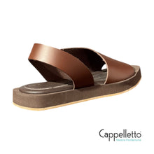 Carica l&#39;immagine nel visualizzatore di Gallery, SADDIE Sandalo Flat Calidis Brown
