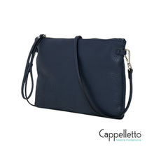 Carica l'immagine nel visualizzatore di Gallery, HERMY Busta in Pelle Blu Navy
