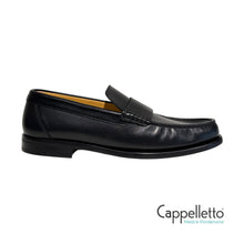 Carica l'immagine nel visualizzatore di Gallery, BRACCIANO Mocassino in Sport Nappa Nero
