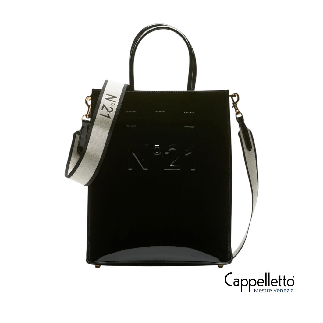 SHOPPING BAG VERTICALE  Ecovernice Black