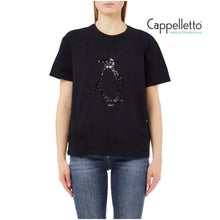 Carica l&#39;immagine nel visualizzatore di Gallery, T-shirt Nero Pinguin Fashion MF5412
