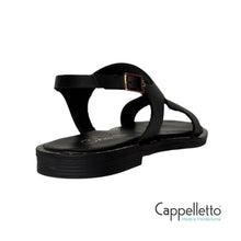 Carica l&#39;immagine nel visualizzatore di Gallery, Sandalo Infradito Nero E2-078
