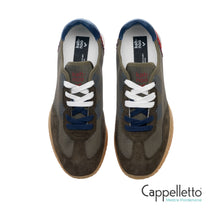 Carica l'immagine nel visualizzatore di Gallery, Sneaker Uomo 9758 Military/Blue/Red
