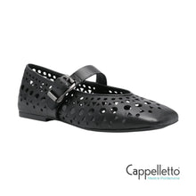 Carica l&#39;immagine nel visualizzatore di Gallery, BROOK 01 Ballerina Forata Nera
