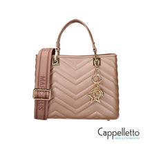 Carica l'immagine nel visualizzatore di Gallery, KRISSY WAVE M Borsa a Mano Moka Mousse/Gold
