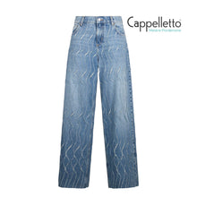 Carica l'immagine nel visualizzatore di Gallery, Jeans Flare con Dettagli Laserati UA6195
