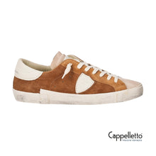 Carica l&#39;immagine nel visualizzatore di Gallery, PRSX LOW Uomo Daim Mixage Cognac/Beige XS11
