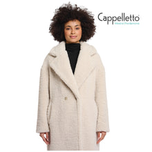 Carica l&#39;immagine nel visualizzatore di Gallery, ELICIA Cappotto Teddy Doppiopetto Betulla

