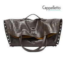Carica l'immagine nel visualizzatore di Gallery, A'SPASSO M Foulard 70 Brown Espresso
