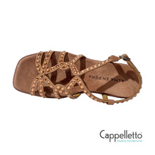 Carica l&#39;immagine nel visualizzatore di Gallery, Sandalo Flat Suede Rosa Antico 51600
