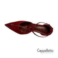 Carica l&#39;immagine nel visualizzatore di Gallery, CANNA 70 Pump Suede Carmin
