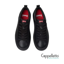 Carica l'immagine nel visualizzatore di Gallery, RUNNER Sneaker Uomo in Pelle Nera
