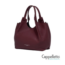 Carica l&#39;immagine nel visualizzatore di Gallery, DUA Borsa in Pelle WineBerry/T.Moro
