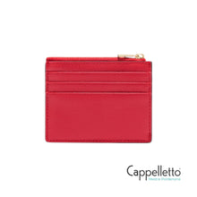 Carica l'immagine nel visualizzatore di Gallery, CAMELIA S Zipped Card Case Ruby
