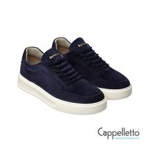 Carica l'immagine nel visualizzatore di Gallery, PHOENIX Sneaker Uomo in Suede Blu Pilota
