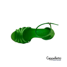 Carica l&#39;immagine nel visualizzatore di Gallery, HUMBA Sandalo Raso Smeraldo
