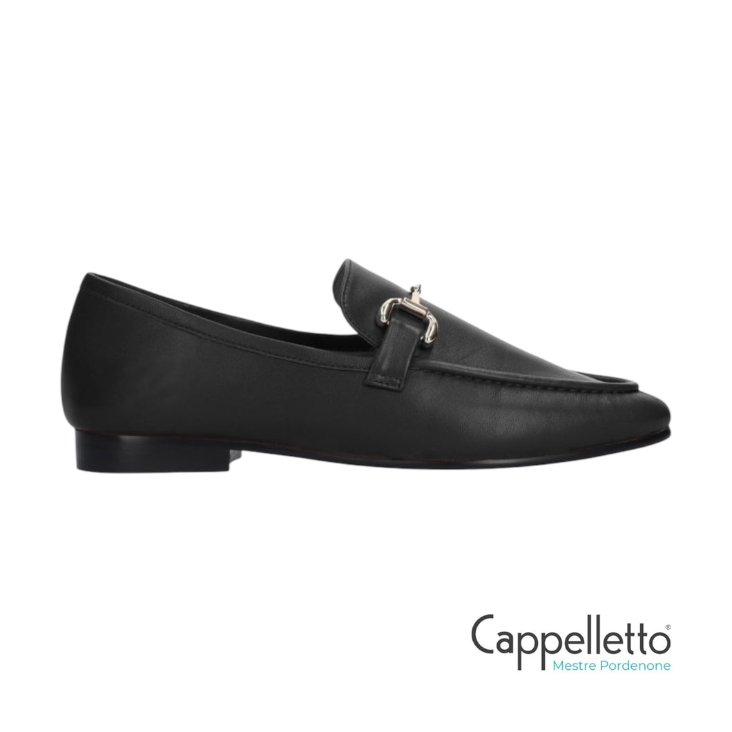ASHE Mocassino in Pelle Nera