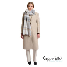 Carica l&#39;immagine nel visualizzatore di Gallery, EUNICE Sciarpa a Quadri Mix Grigio
