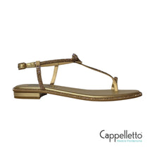Carica l&#39;immagine nel visualizzatore di Gallery, ERIN Sandalo Gioiello Flat Oro
