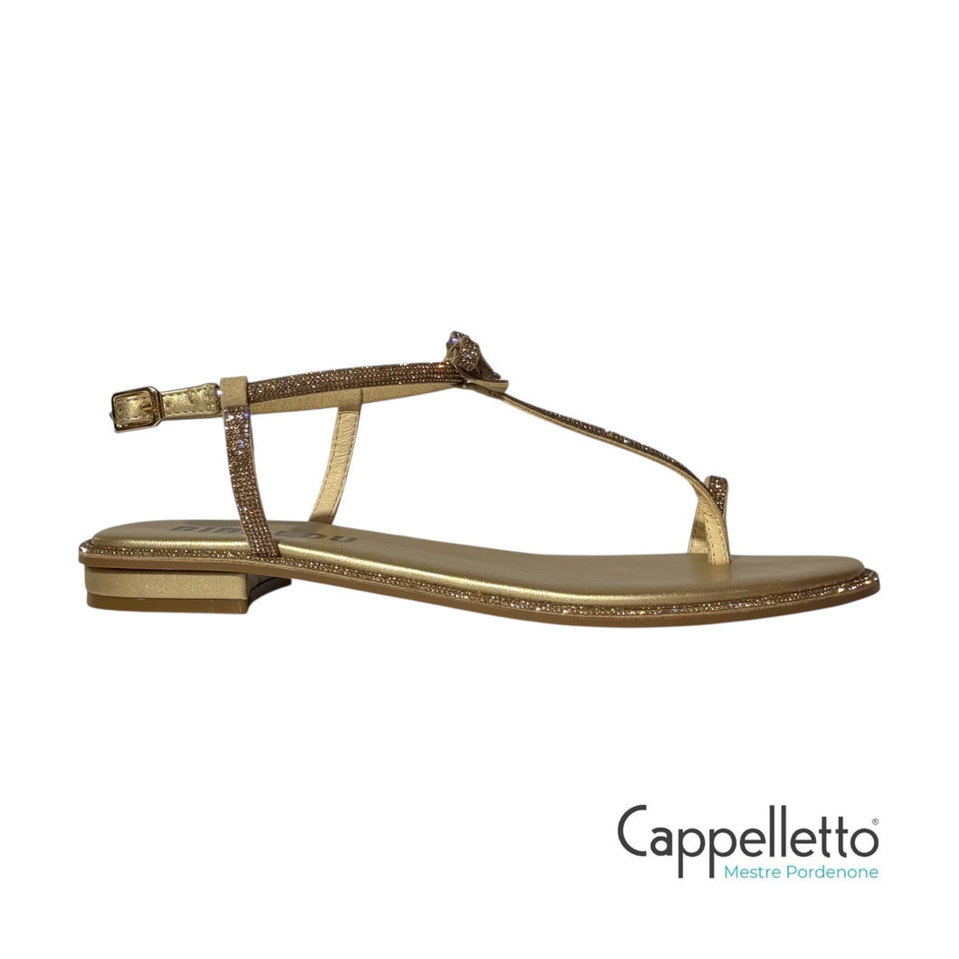 ERIN Sandalo Gioiello Flat Oro