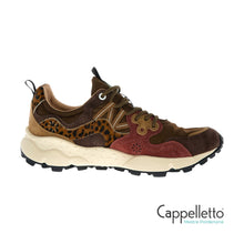 Carica l'immagine nel visualizzatore di Gallery, YAMANO 3 Sneaker UNI Suede/Pony Hair Brown Bordeaux
